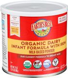  Sữa Earth's Best Organic Dairy Infant Powder Formula with Iron, Omega-3 DHA and Omega-6 ARA, 0-12 tháng, hộp 595g 