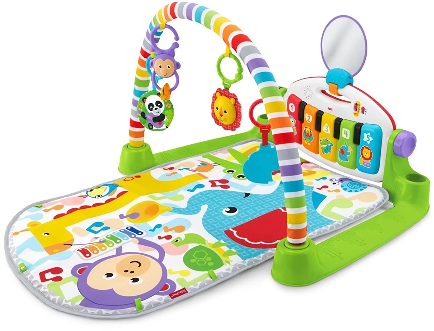  Thảm chơi Fisher-Price Deluxe Kick & Play Piano Gym & Maracas 