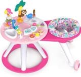 Xe tập đi Bright Starts Around We Go 2-in-1 Walk-Around Activity Center & Table, Tropic Coral 