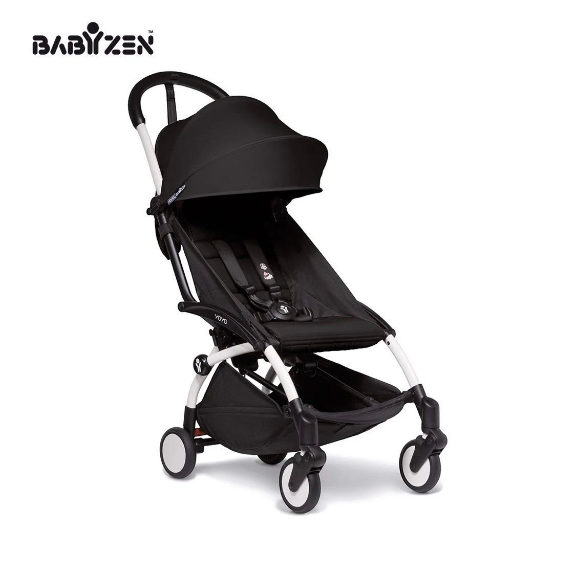  XE ĐẨY GẤP GỌN BABYZEN YOYO2 ULTRA COMPACT 6+ STROLLER - WHITE/BLACK 