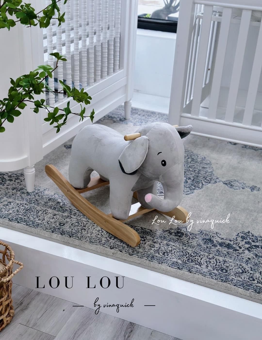  Đồ chơi bập bênh hình chú voi LouLou by Vinaquick 