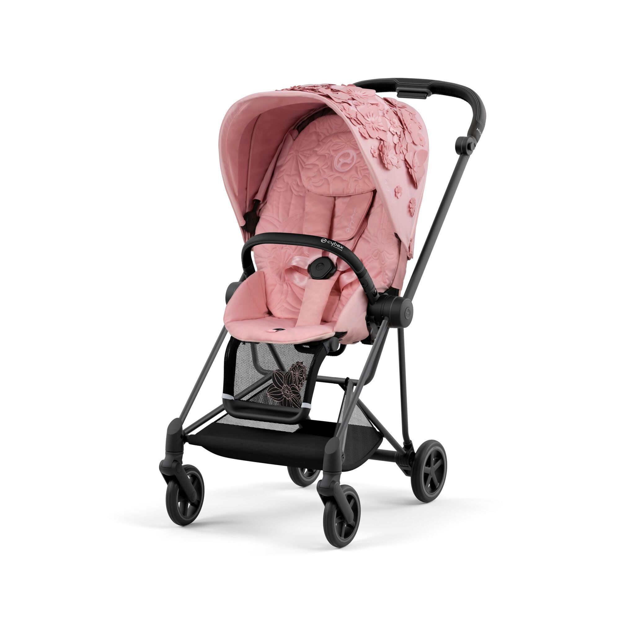  Đệm ghế xe đẩy Cybex Mios Limited Edition - Simply Flowers Light Pink 