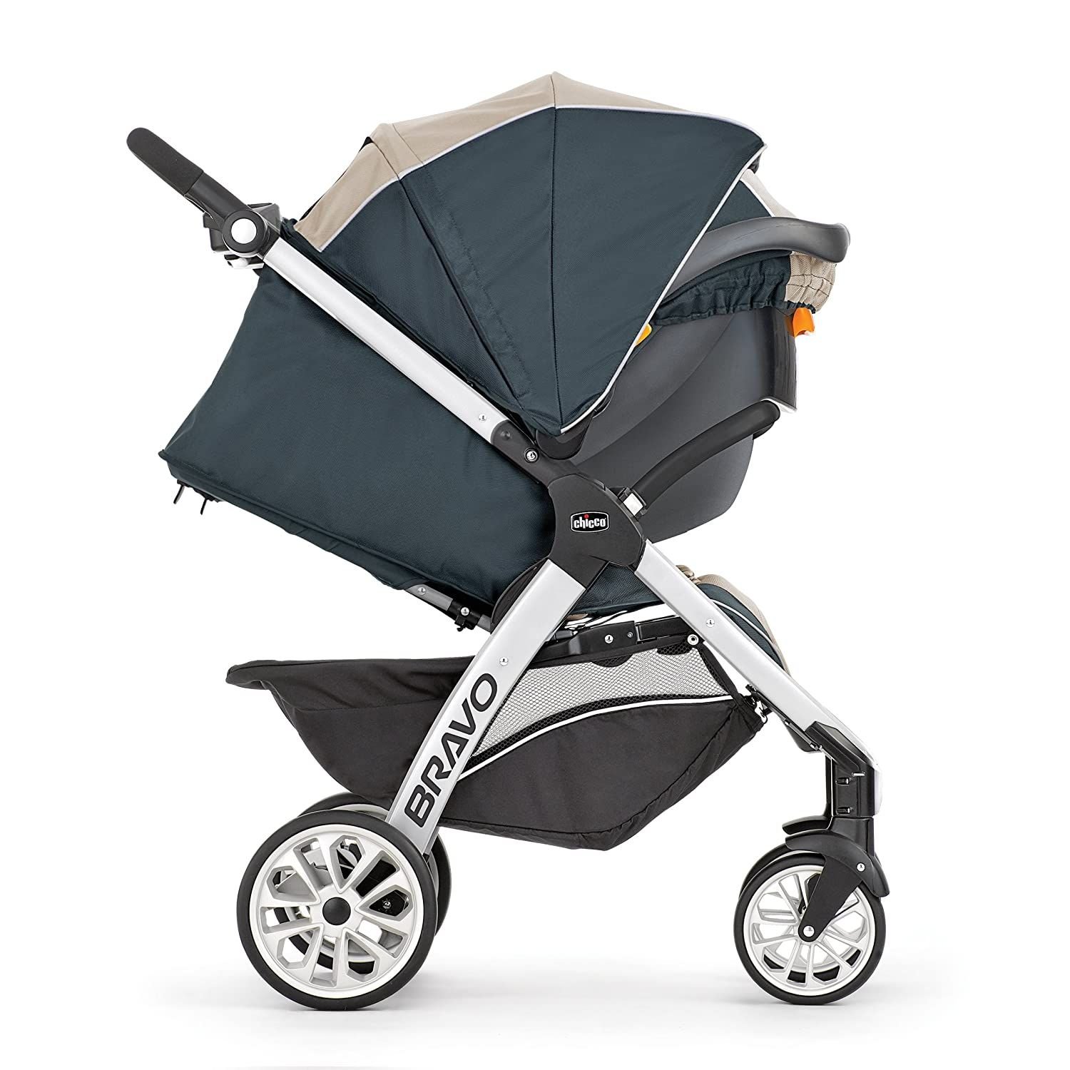  Xe đẩy Chicco Bravo Trio Travel System màu Meridian (Brown) 