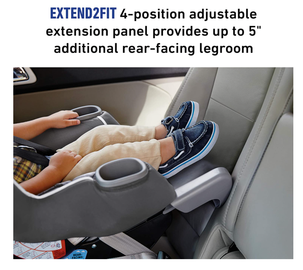  Ghế ngồi ô tô GRACO EXTEND2FIT CONVERTIBLE CAR SEAT, REDMOND 