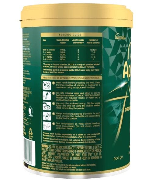  Sữa bột Aptamil Essensis số 1 cho bé từ 0-6 tháng (900g) 