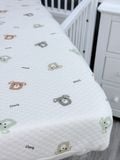  Drap Nệm Cũi Vải Xô Trần Có Lót Chống Thấm HV Bedding (70x130 cm) 