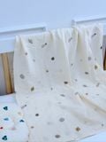  Chăn Vải Hè Cho Bé Từ Sơ Sinh HV Bedding (90x130 cm) 
