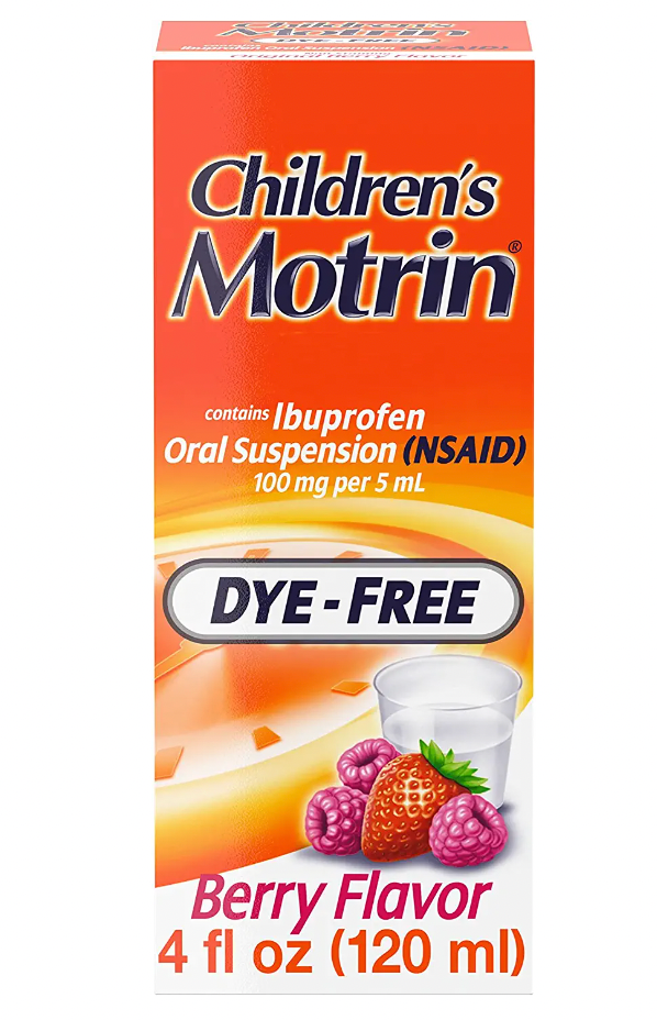  THUỐC GIẢM ĐAU HẠ SỐT CHILDREN'S MOTRIN ORAL SUSPENSION VỊ BERRY, 2-11 TUỔI, 120ML 