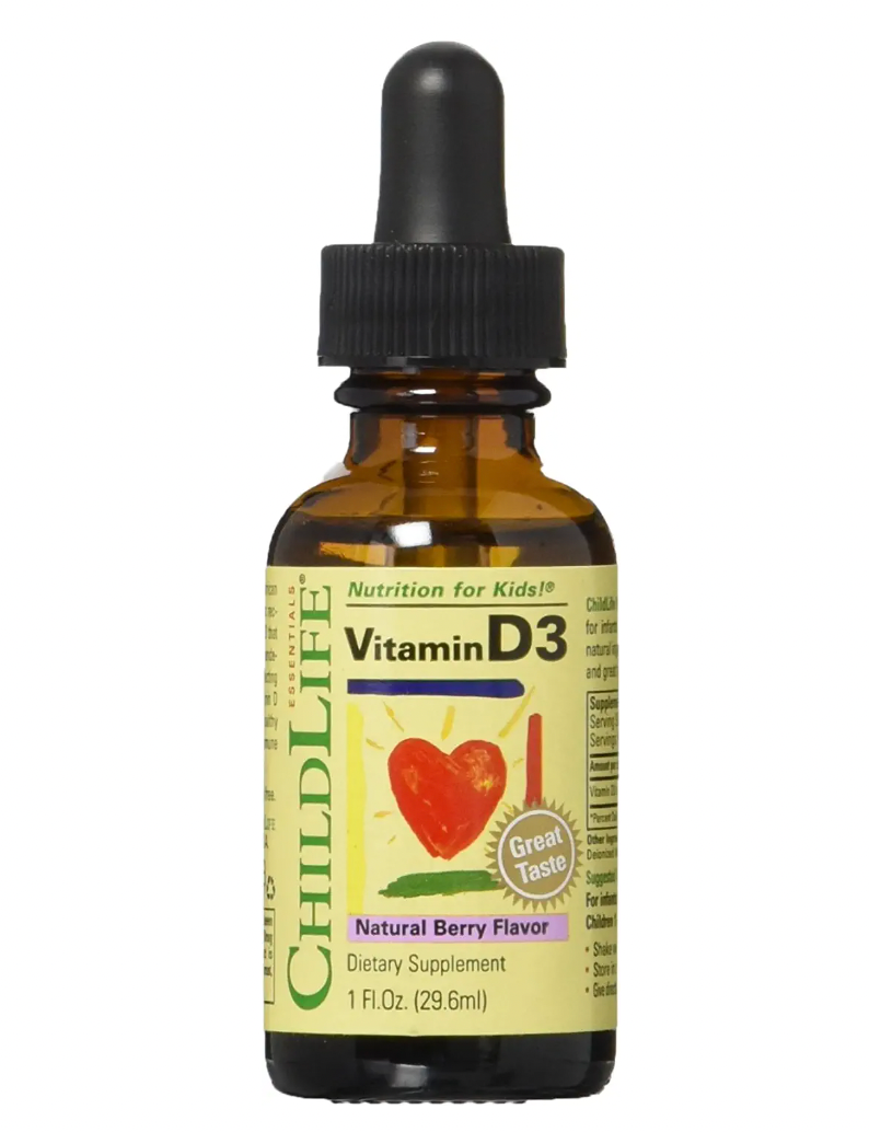  ChildLife, Vitamin D3 Giúp Bé Phát Triển Chiều Cao Và Tư Duy 30 ml 