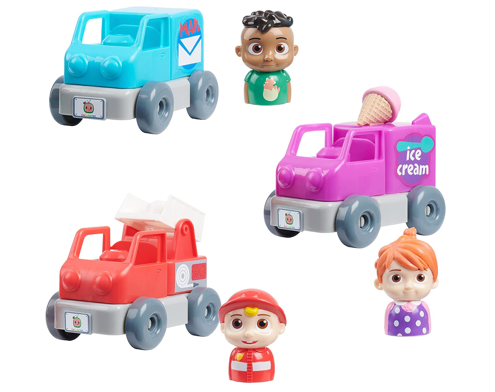  ĐỒ CHƠI PHÁT TRIỂN KỸ NĂNG COCOMELON BUILD A VEHICLE PLAYSET - RED 