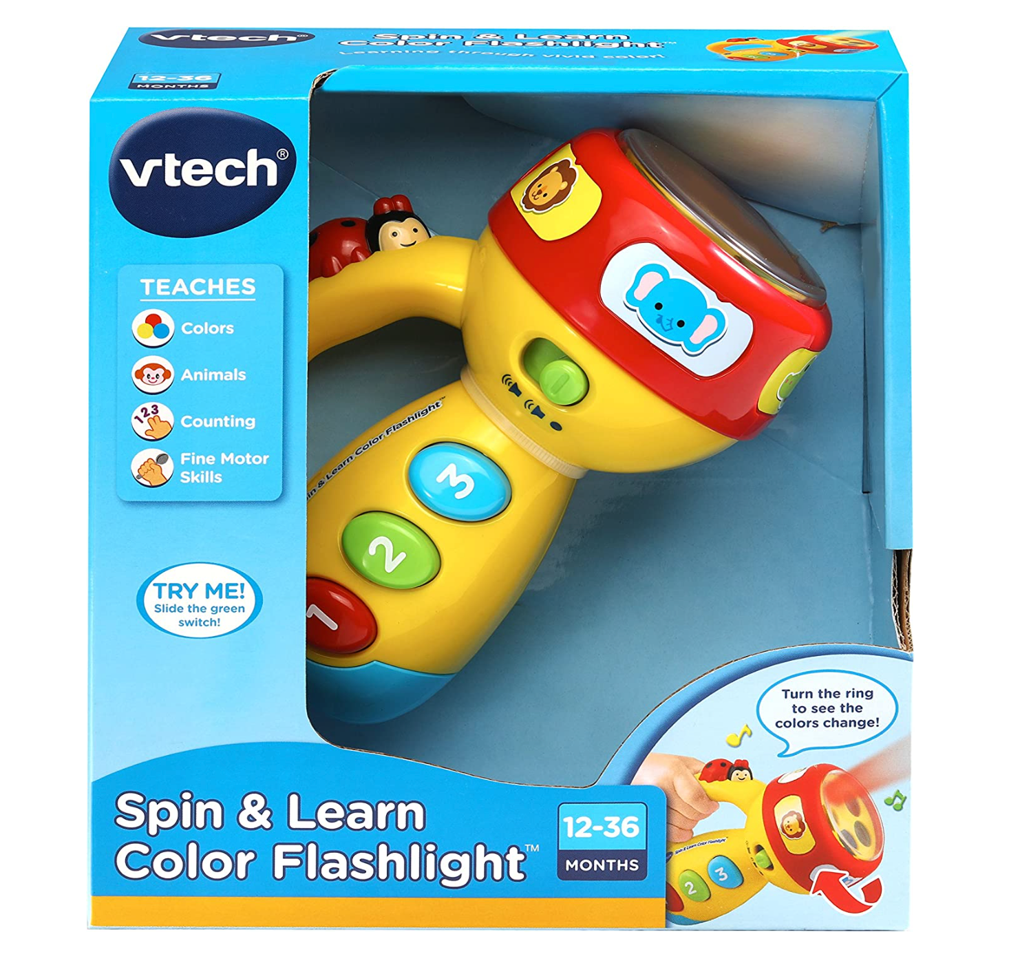  ĐÈN VTECH SPIN AND LEARN COLOR - YELLOW 