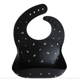  Yếm ăn dặm Silicone Mushie - Numbers Black 