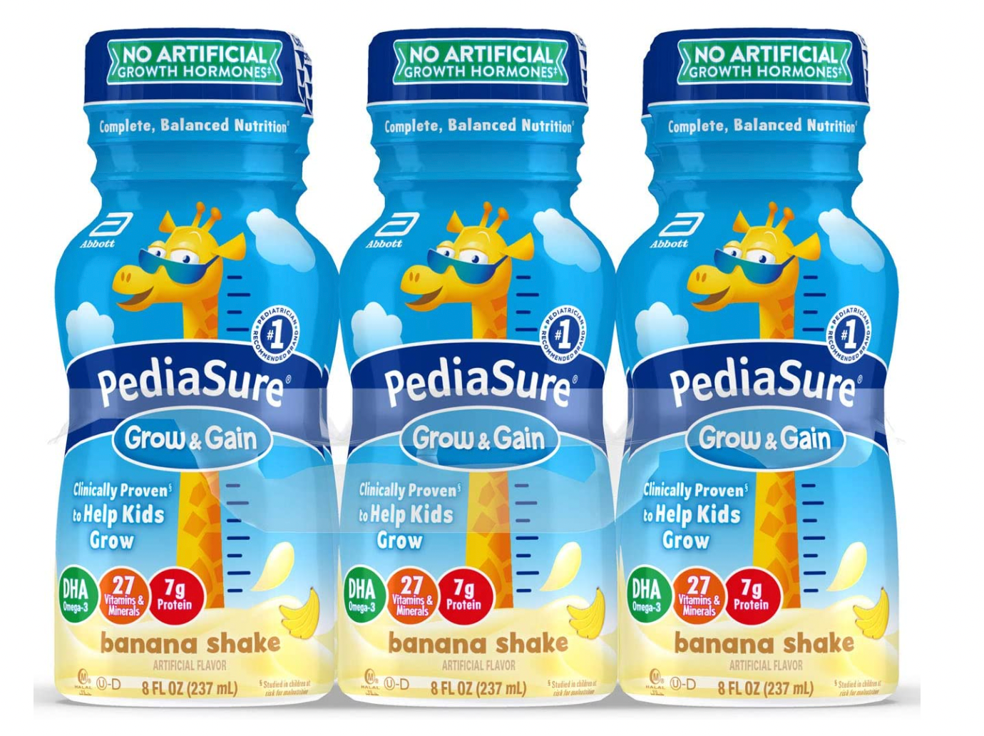  Sữa Nước Pediasure Grow & Gain Hương Chuối - 237ml 