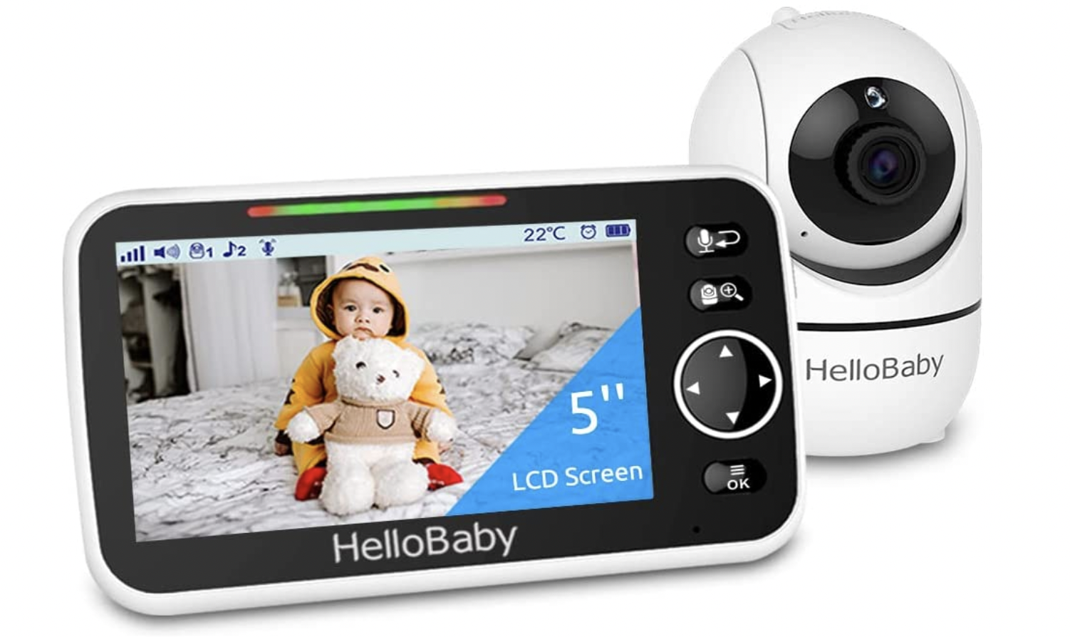 Camera theo dõi - báo khóc HelloBaby HB6550 (5 inch) – Shop Vinaquick