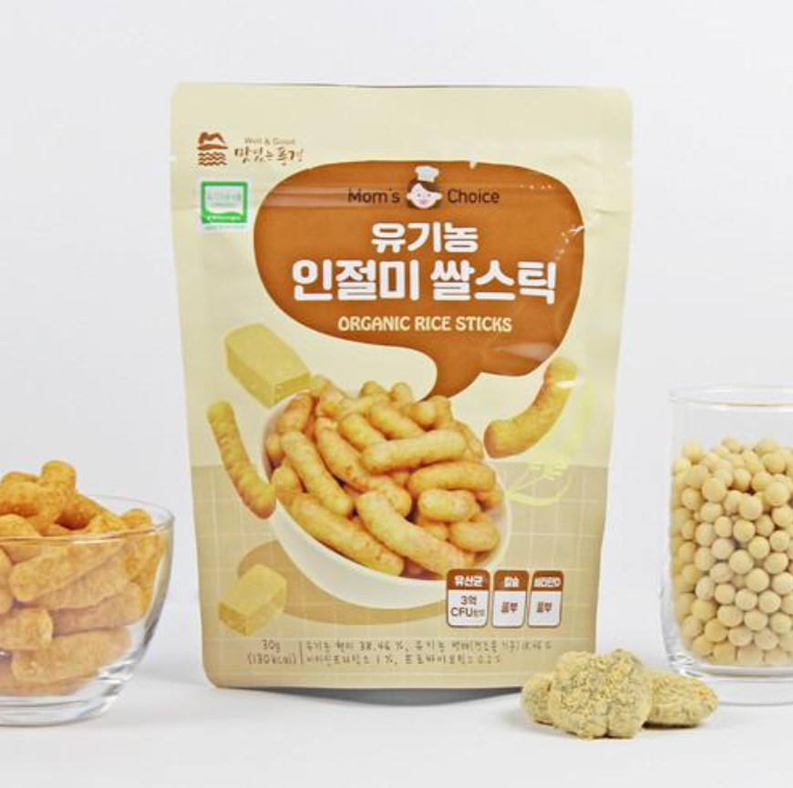  Bánh gạo Hữu Cơ Mom's Choice vị Đậu Nành 30g 