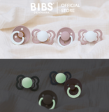  Ti Giả Núm Tròn Bibs Pacifier Colour Latex Glow Size 2 Từ 6-18 Tháng 