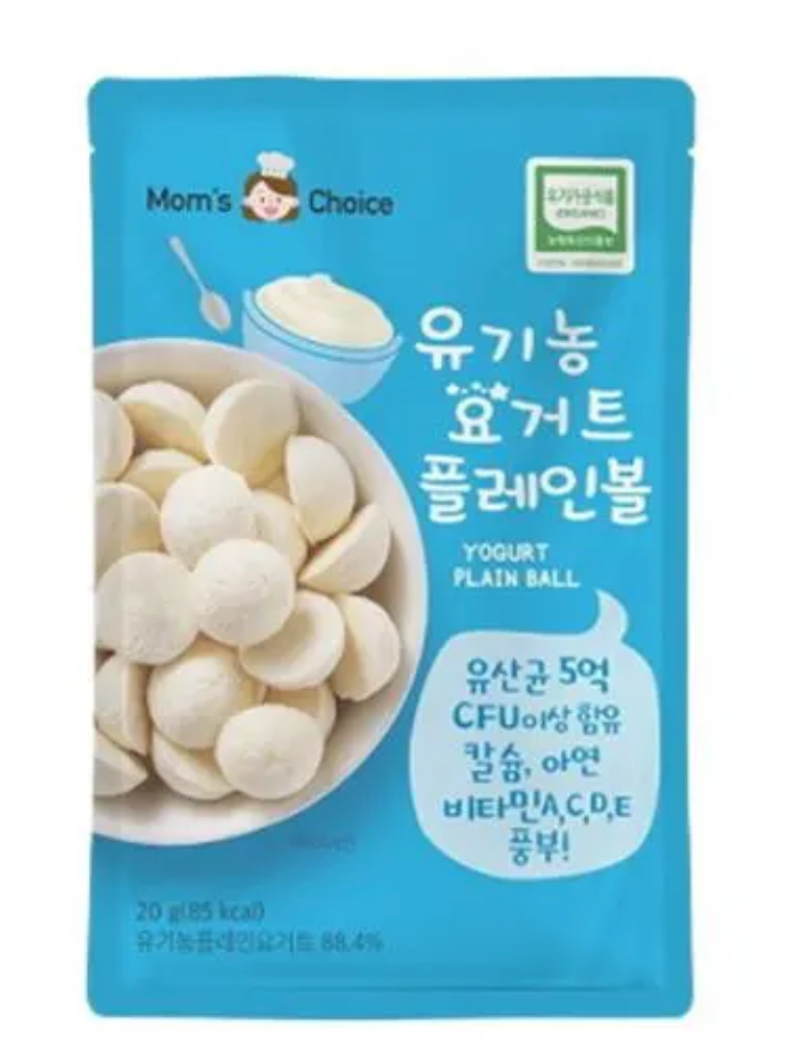  Sữa chua khô sấy lạnh Mom's Choice vị Tự Nhiên 8M+ 20g 