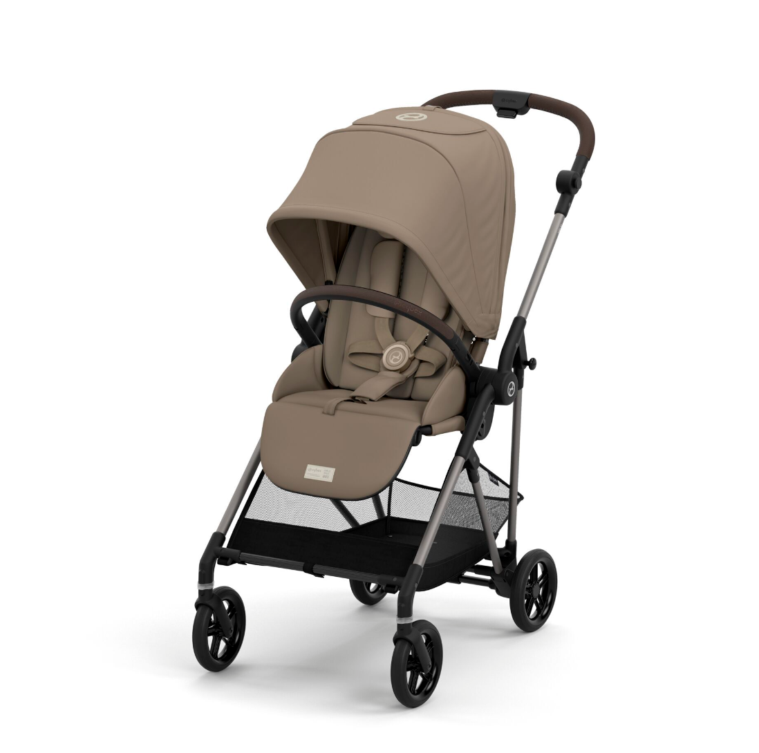  Xe đẩy gấp gọn siêu nhẹ CYBEX Melio Carbon - Màu Seashell Beige 