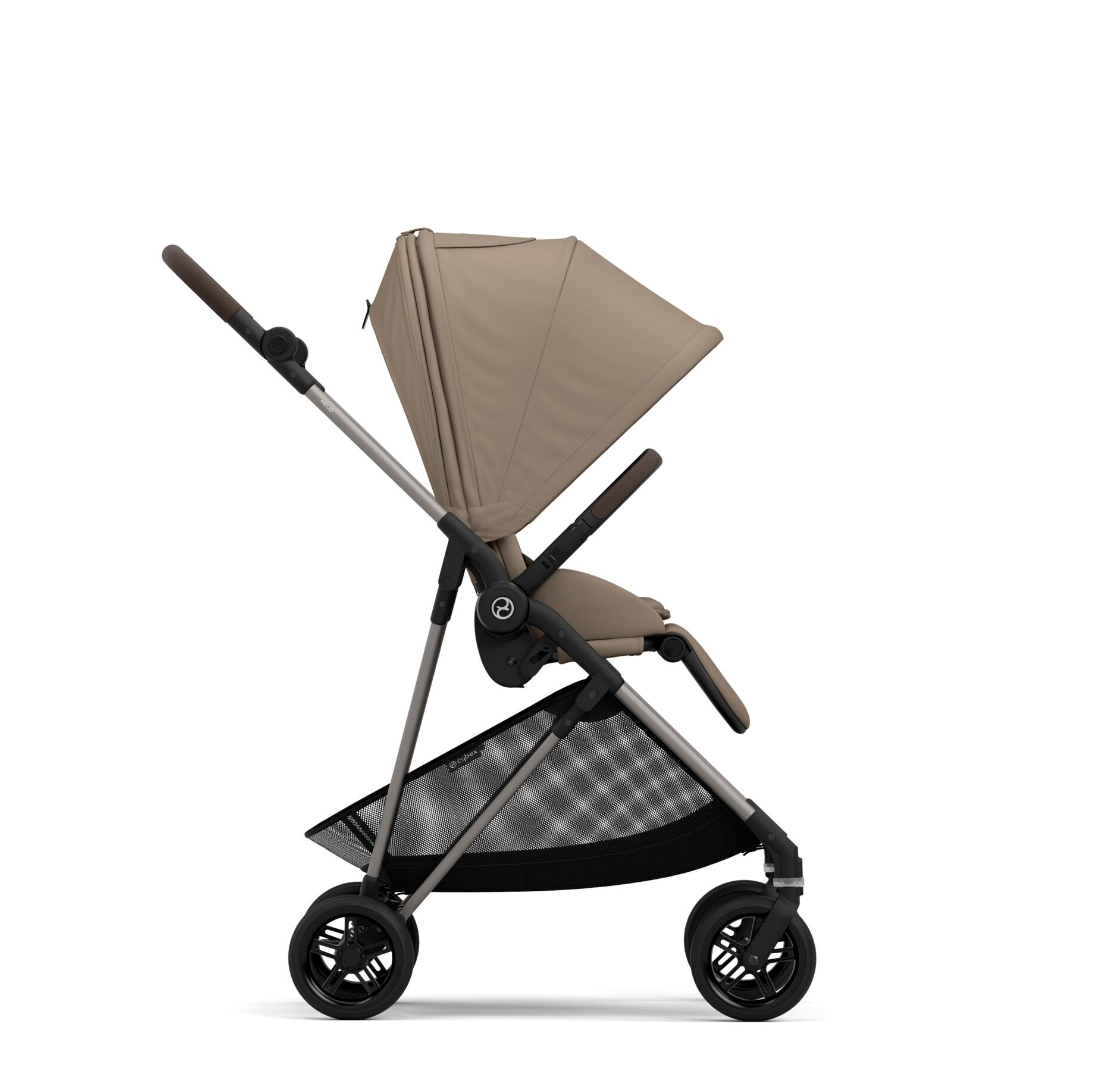  Xe đẩy gấp gọn siêu nhẹ CYBEX Melio Carbon - Màu Seashell Beige 