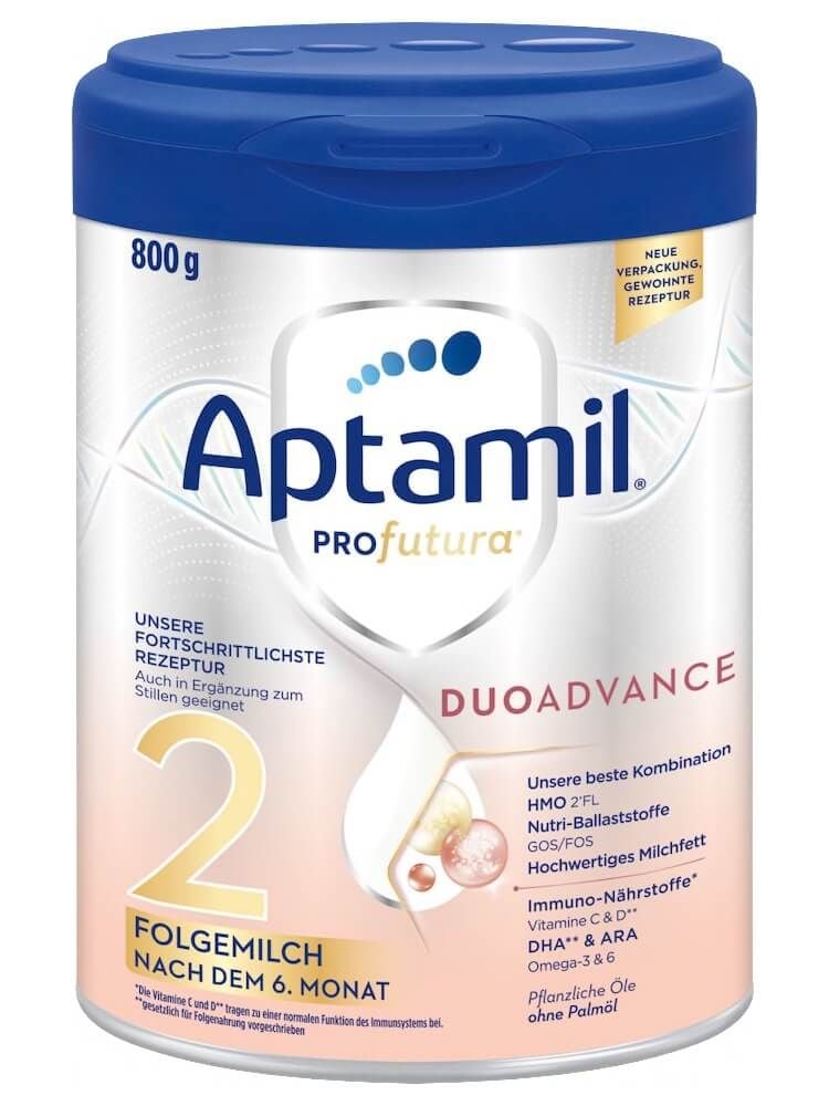  Sữa Aptamil Profutura Douadvance Đức Bạc Số 2 Cho Bé Trên 6 Tháng Tuổi (800g) 