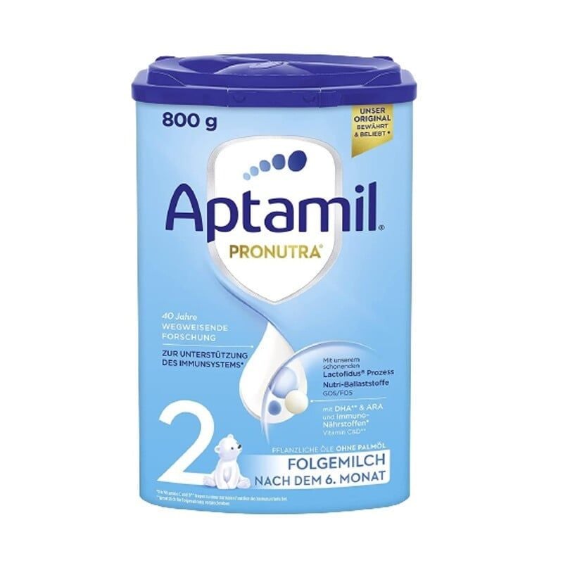  Sữa Aptamil Pronutra Đức Số 2 Cho Bé Từ 6 - 12M+ (800g) 