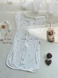  Nhộng Chũn Thông Hơi Cotton Tilobe Siêu Mỏng Mềm Mịn Cho Bé 