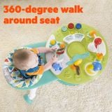  Xe tập đi Bright Starts Around We Go 2-in-1 Walk-Around Activity Center & Table, Tropic Cool 