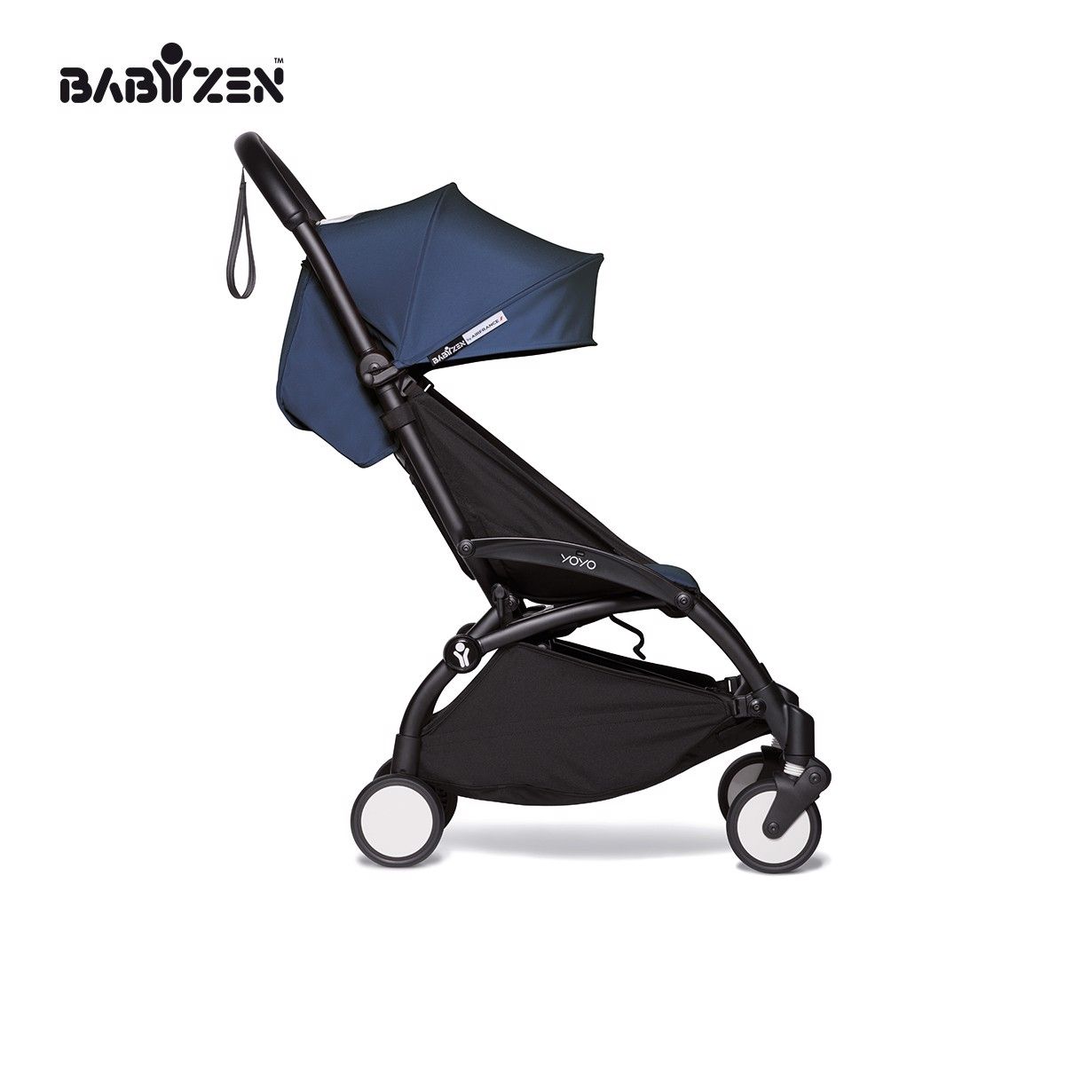  XE ĐẨY GẤP GỌN BABYZEN YOYO2 ULTRA COMPACT 6+ STROLLER - BLACK/AIR FRANCE BLUE 