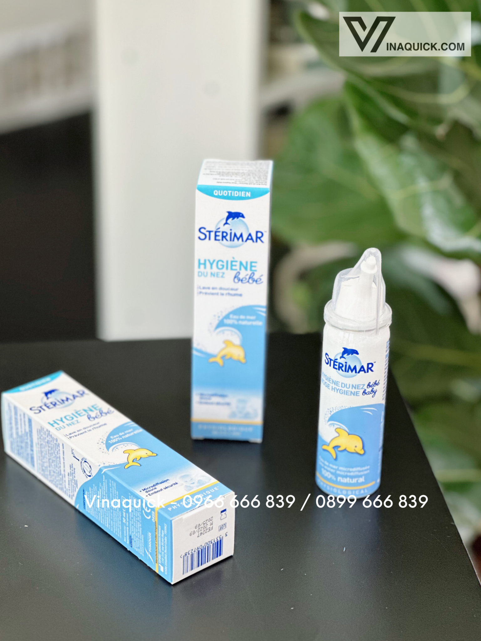  Xịt muối biển Stérimar cá heo xanh - 100ml 