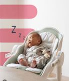  Ghế ăn dặm Oribel Cocoon Z High Chair - màu Cotton Candy Pink 