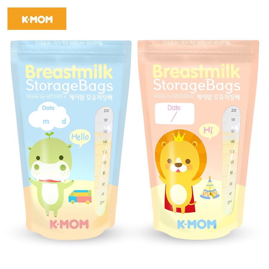  TÚI TRỮ SỮA K-MOM HÀN QUỐC (200ML) - Loại 100C 