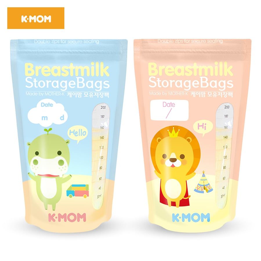  TÚI TRỮ SỮA K-MOM HÀN QUỐC (200ML) - Loại 50C 