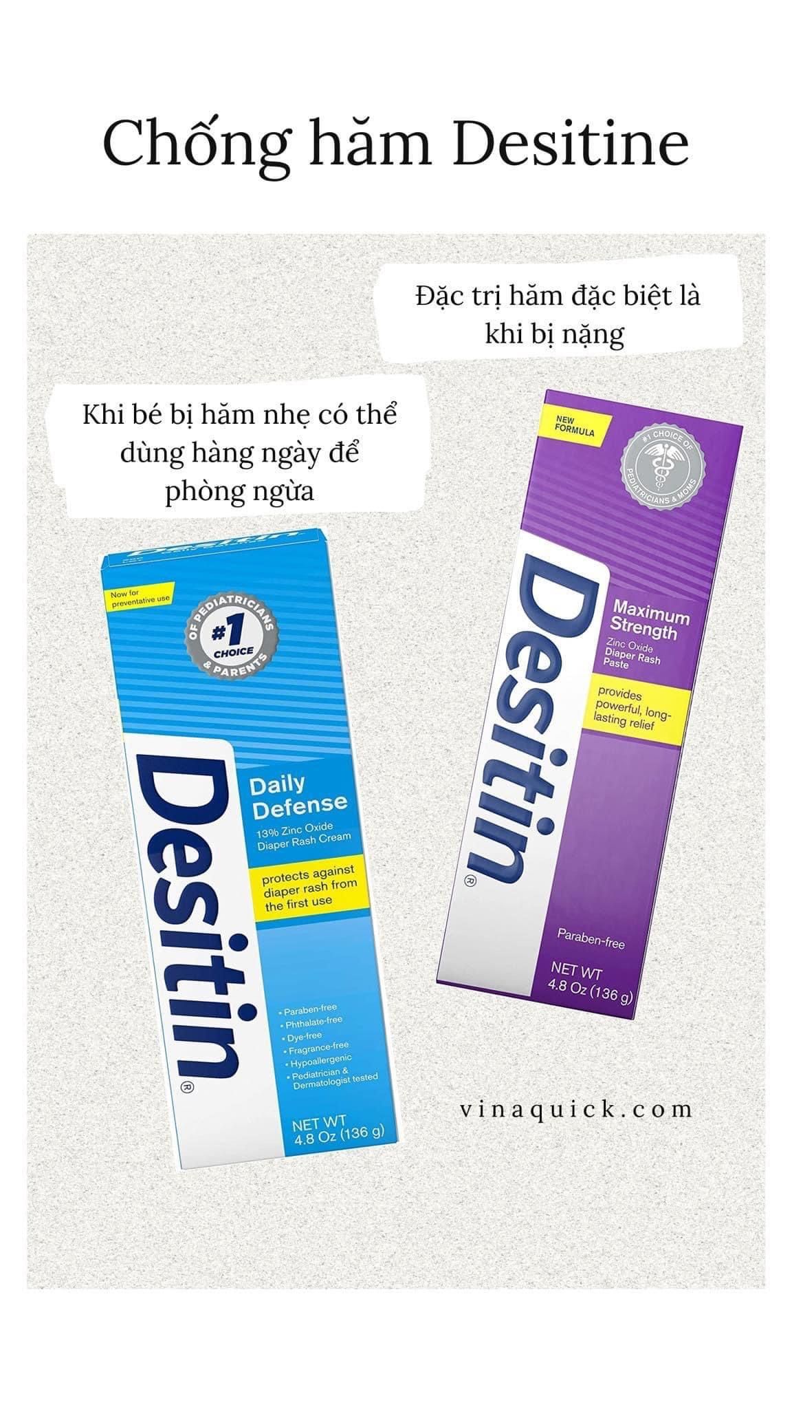  Kem Trị Hăm Desitin Maximum Strength, tuýp 113g 