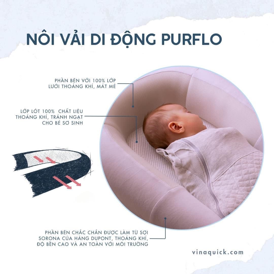  Nôi Vải Di Động Purflo Sleep Tight Baby Bed 