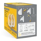  Cup Rãnh Tay Medela Hands - Free (Set 2 Cups) 