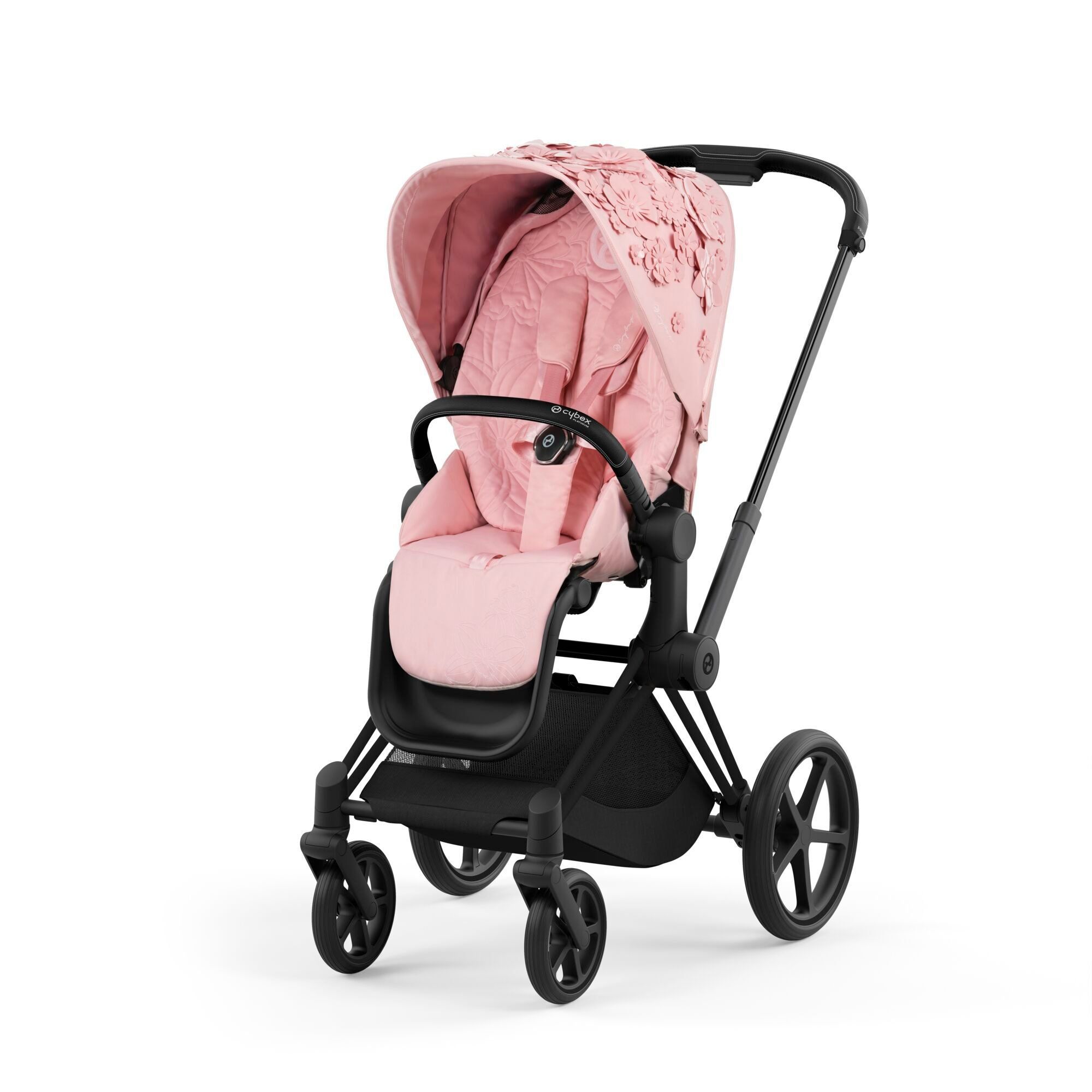  Đệm ghế xe đẩy Cybex Priam 3 Limited Edition - Simply Flowers Light Pink 