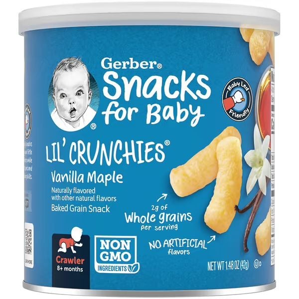  BÁNH ĂN DẶM GERBER GRADUATES LIL’ CRUNCHIES - 8M+  (42G) 