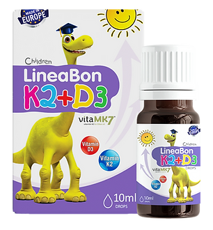  Vitamin D3 K2 MK7 Lineabon cho trẻ sơ sinh 10ml 