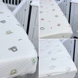  Drap Nệm Cũi Vải Xô Trần Có Lót Chống Thấm HV Bedding (70x130 cm) 