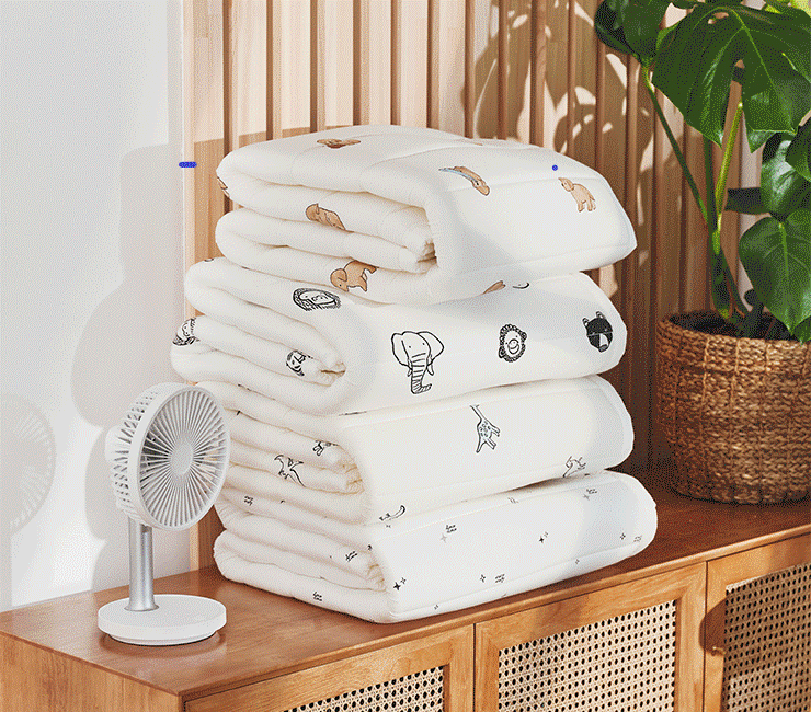  Thảm Dono&Dono Bamboo Cool Air-Mesh Special – Họa Tiết Animals Friends 