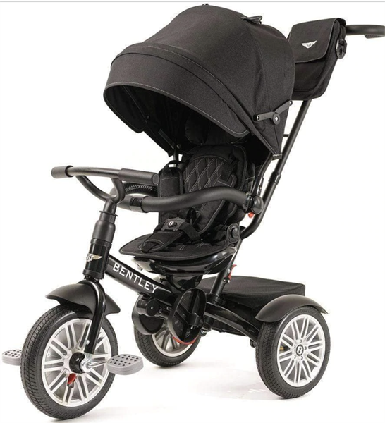  XE ĐẠP 3 BÁNH BENTLEY 6 IN 1 STROLLER TRIKE - ONYX BLACK 