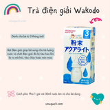  Trà Điện Giải Wakodo Nhật Bản 8 gói (Cho bé từ 3 Tháng) 