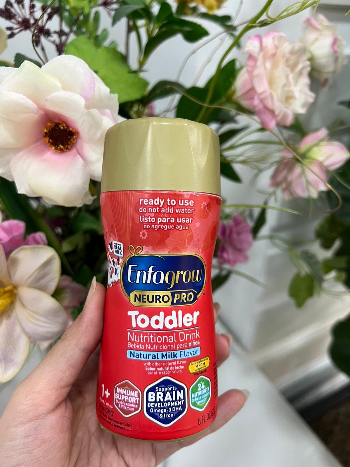  Sữa Nước Enfagrow NeuroPro Toddler Nutritional Drink - Natural Milk Flavor Cho Bé Từ 1 Tuổi (237ml) 
