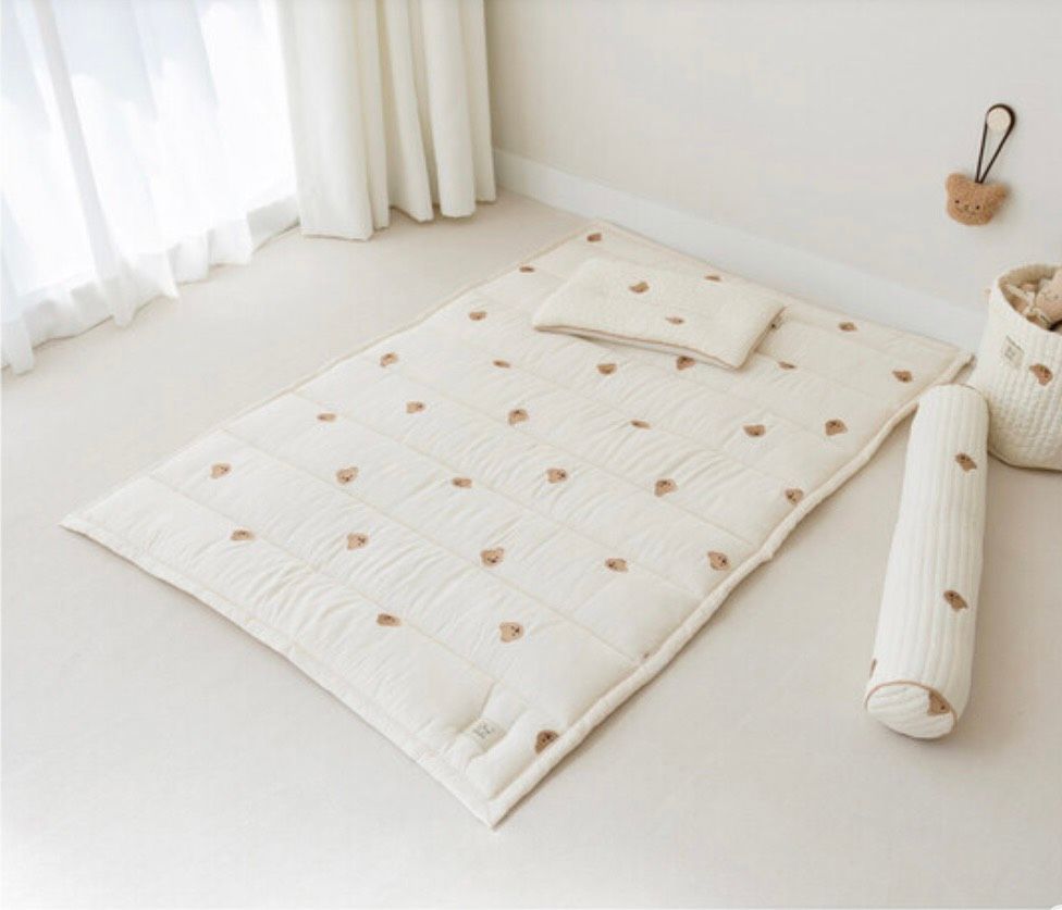  Thảm Bamboo Thêu Gấu Chez Bébé 