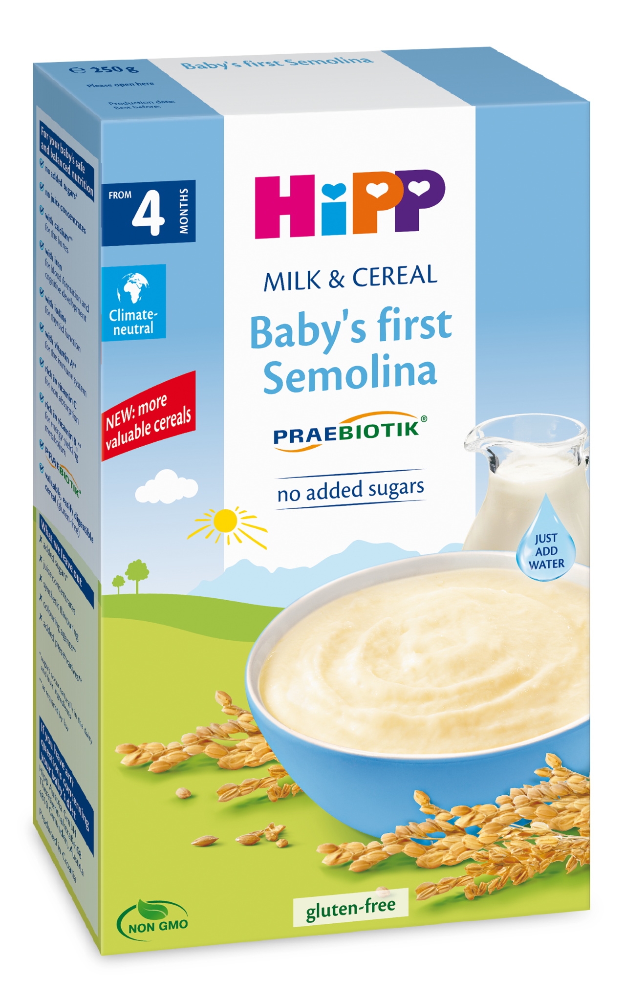  Bột sữa Hipp ăn dặm khởi đầu 4M+ (250g) 