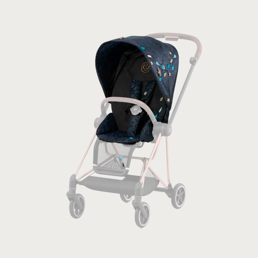  Đệm ghế xe đẩy Cybex Mios Limited Edition - Jewels of Nature Dark Blue 