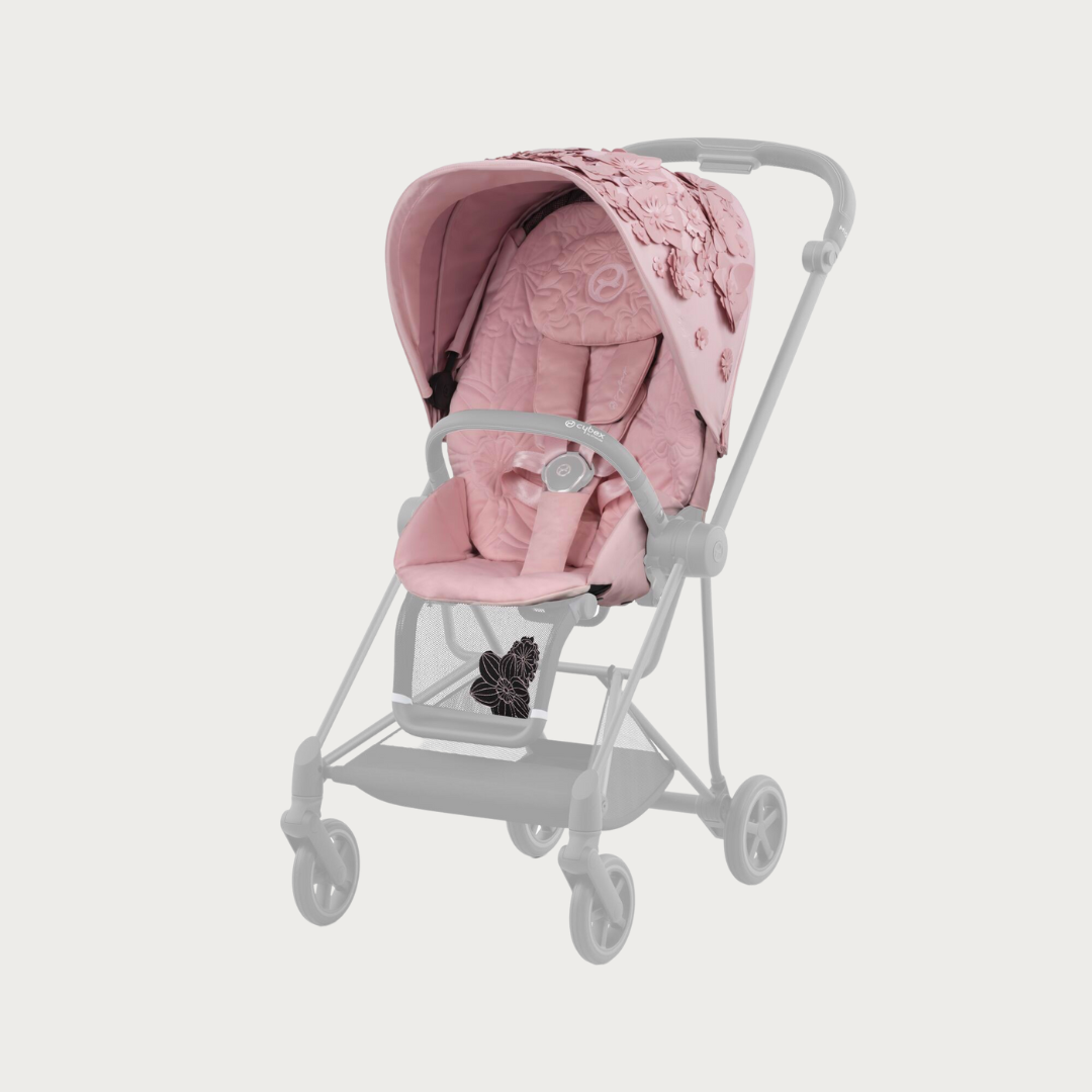  Đệm ghế xe đẩy Cybex Mios Limited Edition - Simply Flowers Light Pink 