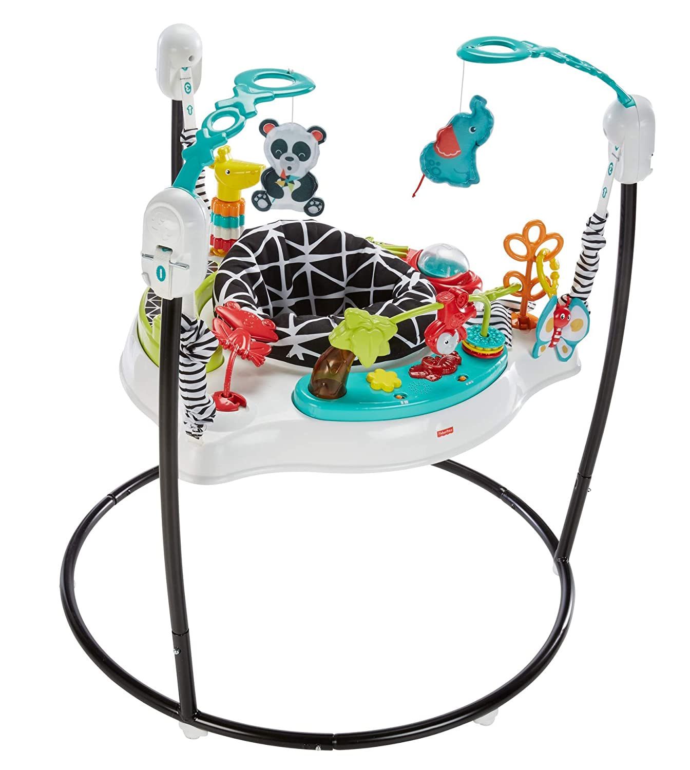  Ghế nhún Fisher-Price Animal Wonders Jumperoo, White 