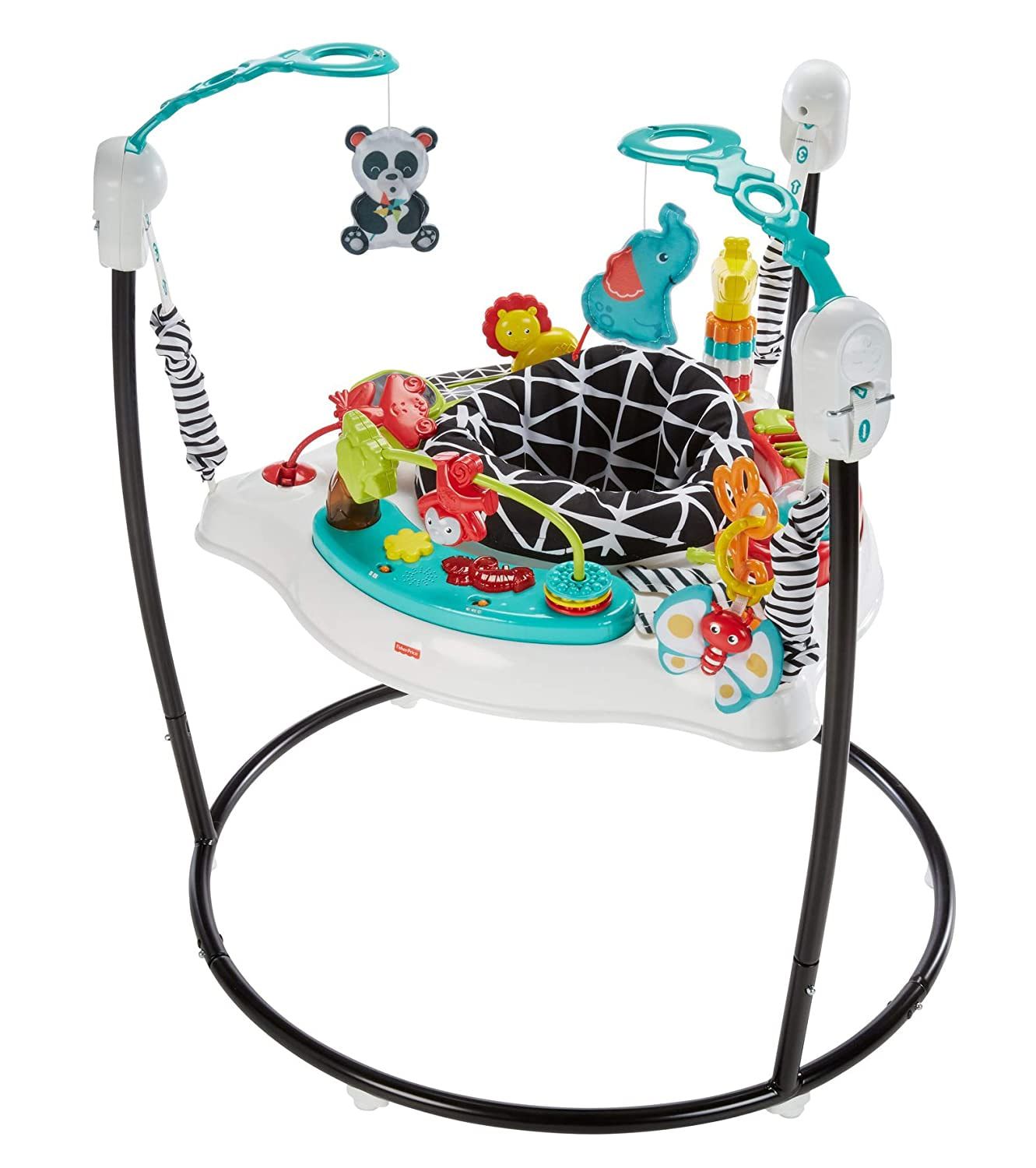  Ghế nhún Fisher-Price Animal Wonders Jumperoo, White 