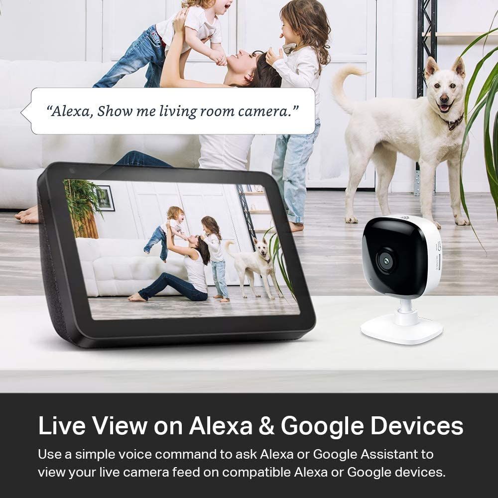  Camera theo dõi bé Kasa Smart 2K QHD , 2 Chiều, Kết Nối Được Alexa & Google Home (KC400) 